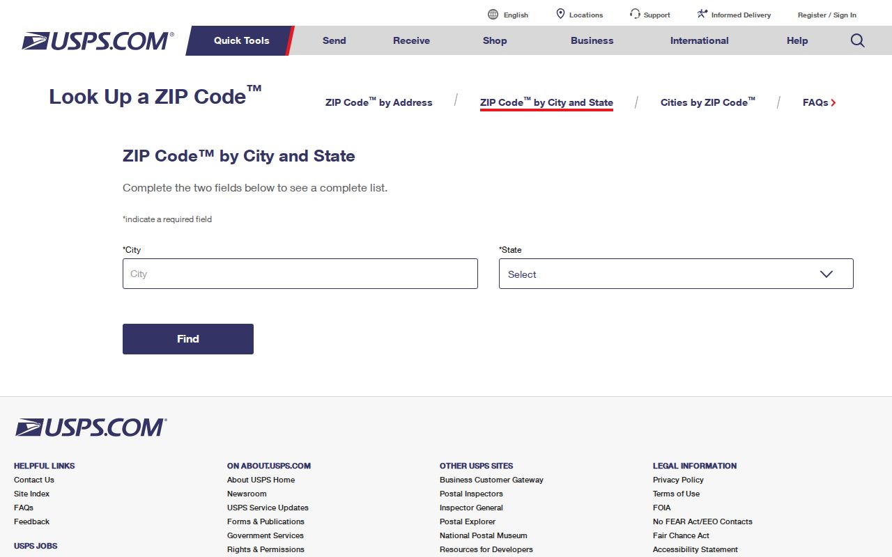 USPS ZIP code lookup used to validate a complete Waipahu address
